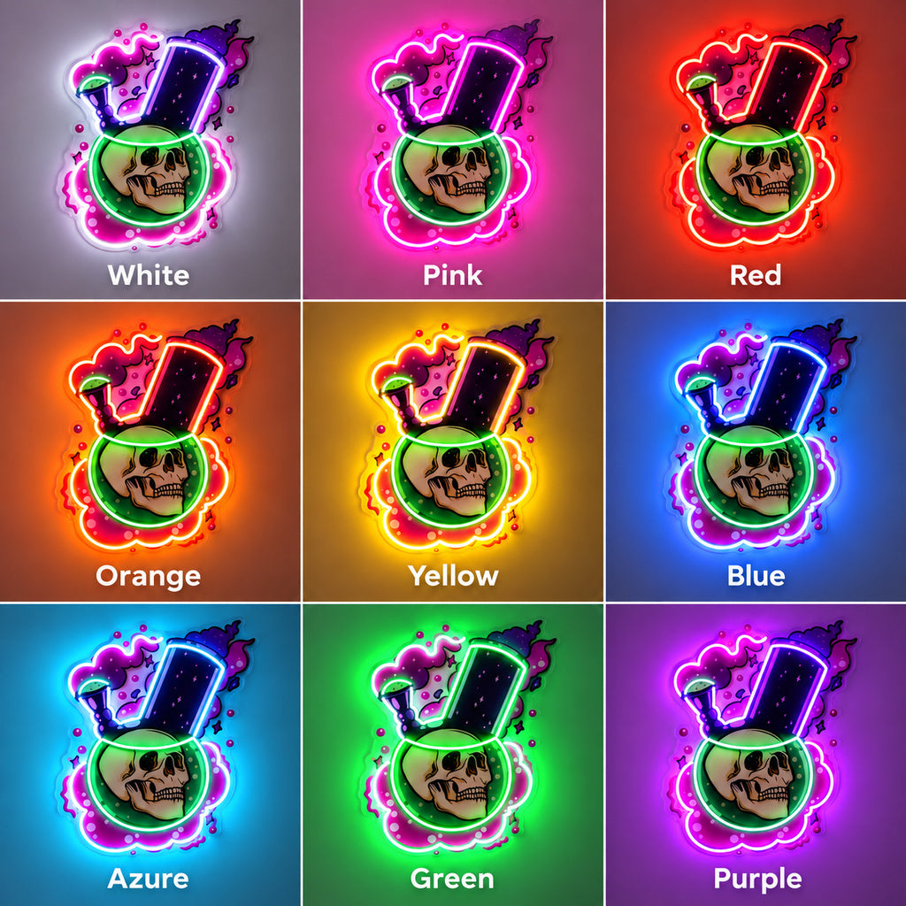 Skull Potion Bottle LED Neon Sign image 4