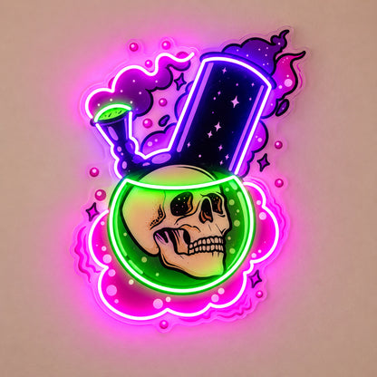 Skull Potion Bottle LED Neon Sign image 6