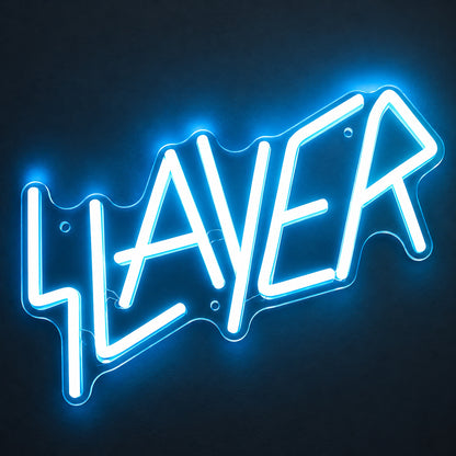 Slayer Blue LED Neon Sign image 1