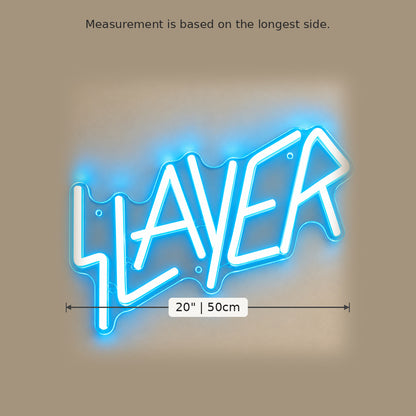 Slayer Blue LED Neon Sign image 5