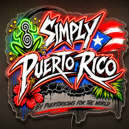 SIMPLY PUERTO RICO Custom LED Neon Sign