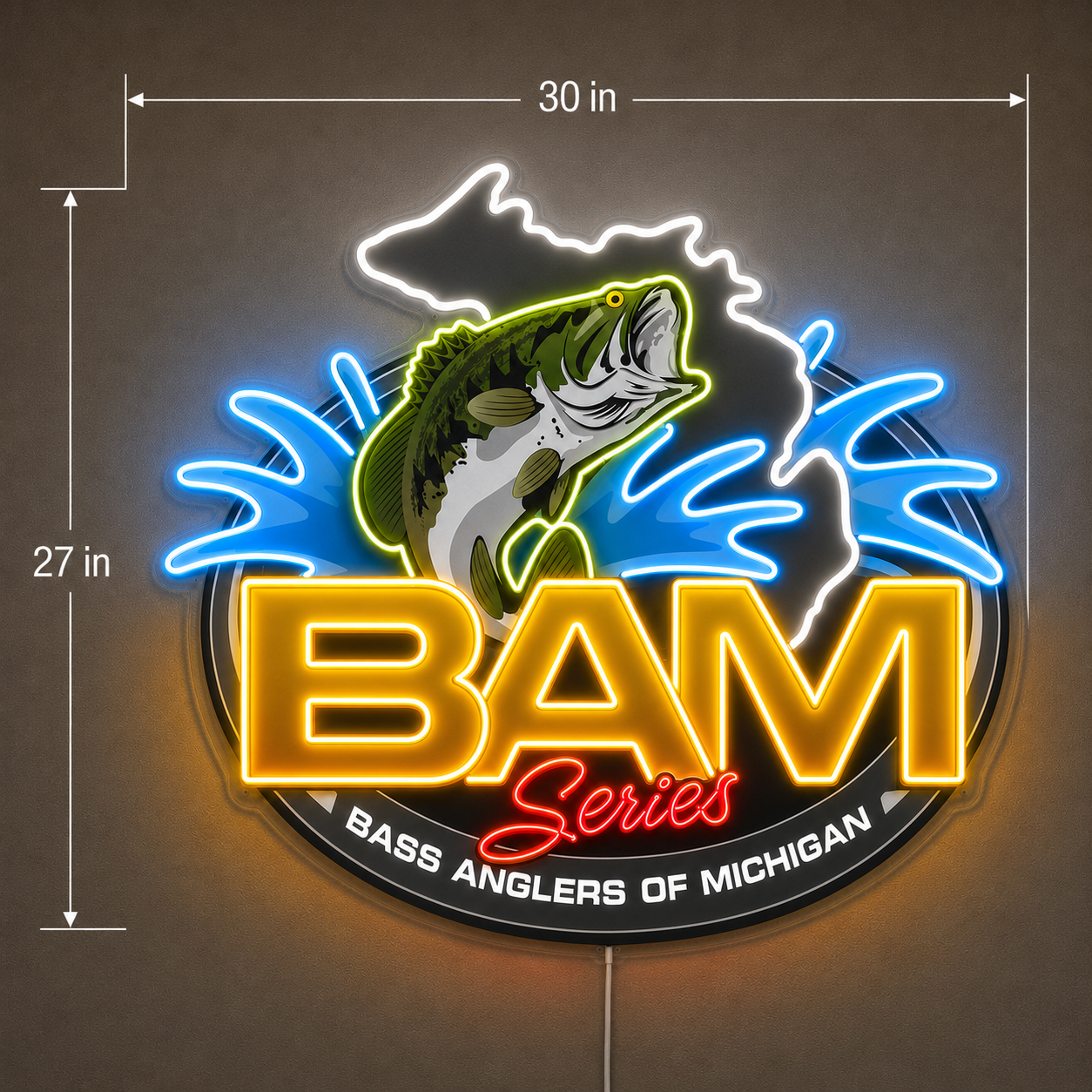 BAM Series Custom LED Neon Sign