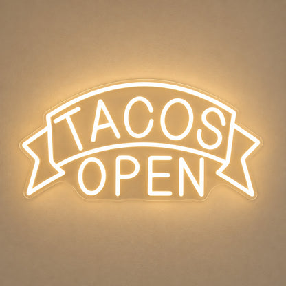 Tacos Open LED Neon Sign image 6