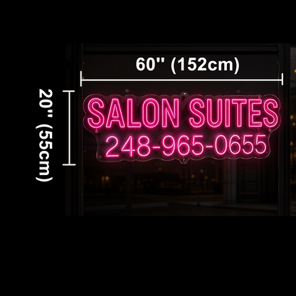 The Beauty Studios's custom neon sign 60inch