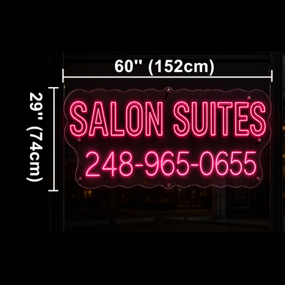 The Beauty Studios's custom neon sign 60inch