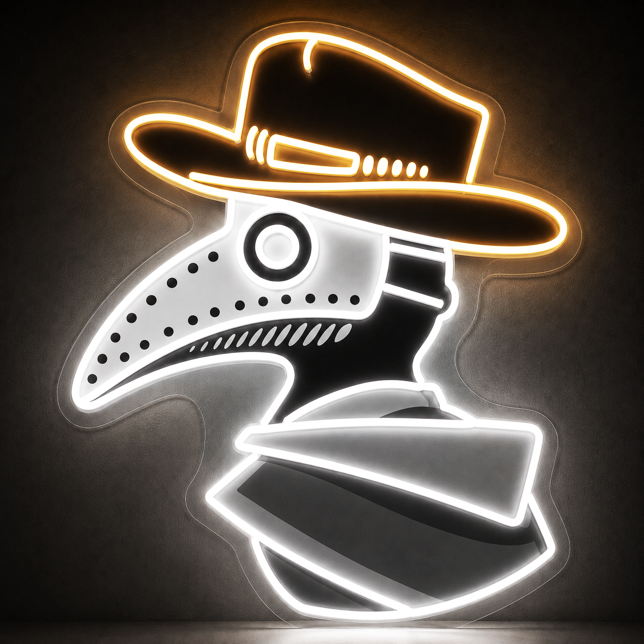 plague doctor Custom LED Neon Sign