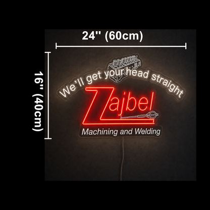 Zajbel Machining and Welding Custom LED Neon Sign