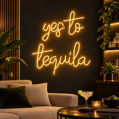 Yes To Tequila LED Neon Sign image 2