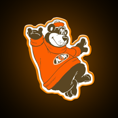 A And W Fast Food Led Neon Sign For Burger Place Rgb Color