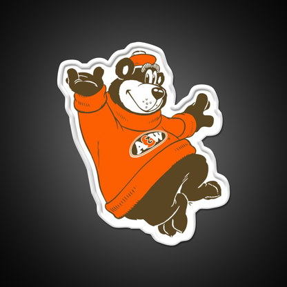 A And W Fast Food Led Neon Sign For Burger Place Rgb Color