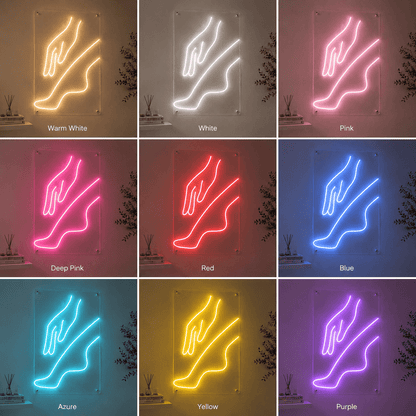 A Chair Sitting Next To LED Neon Sign - Shineneon