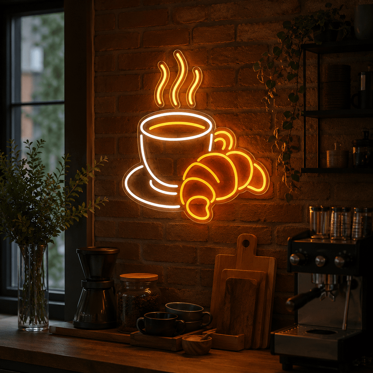 A Coffee Cup And Some LED Neon Sign - Shineneon