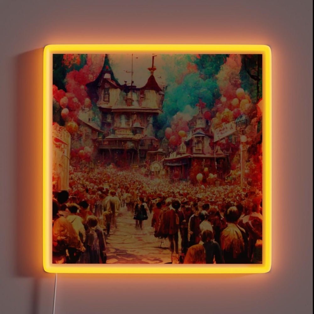 A Crowd In Harmony V2 Rgb Led Neon Sign - Shineneon