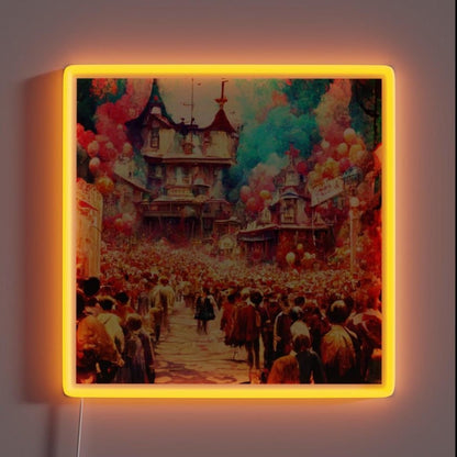 A Crowd In Harmony V2 Rgb Led Neon Sign - Shineneon