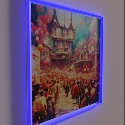 A Crowd In Harmony V2 Rgb Led Neon Sign - Shineneon