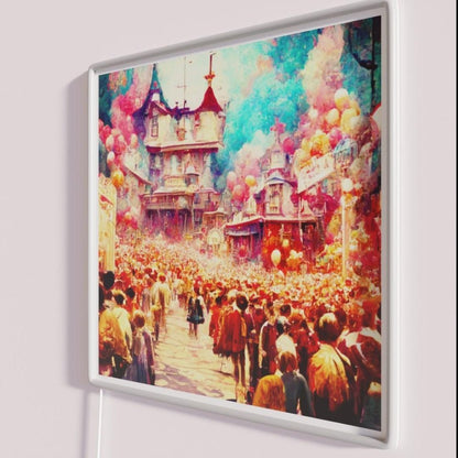 A Crowd In Harmony V2 Rgb Led Neon Sign - Shineneon