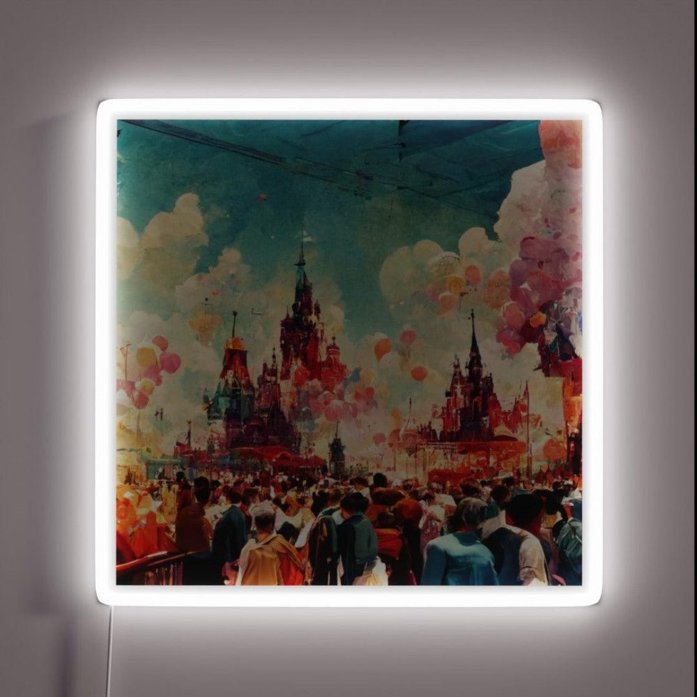 A Crowd In Harmony V3 Rgb Led Neon Sign - Shineneon