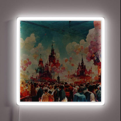 A Crowd In Harmony V3 Rgb Led Neon Sign - Shineneon