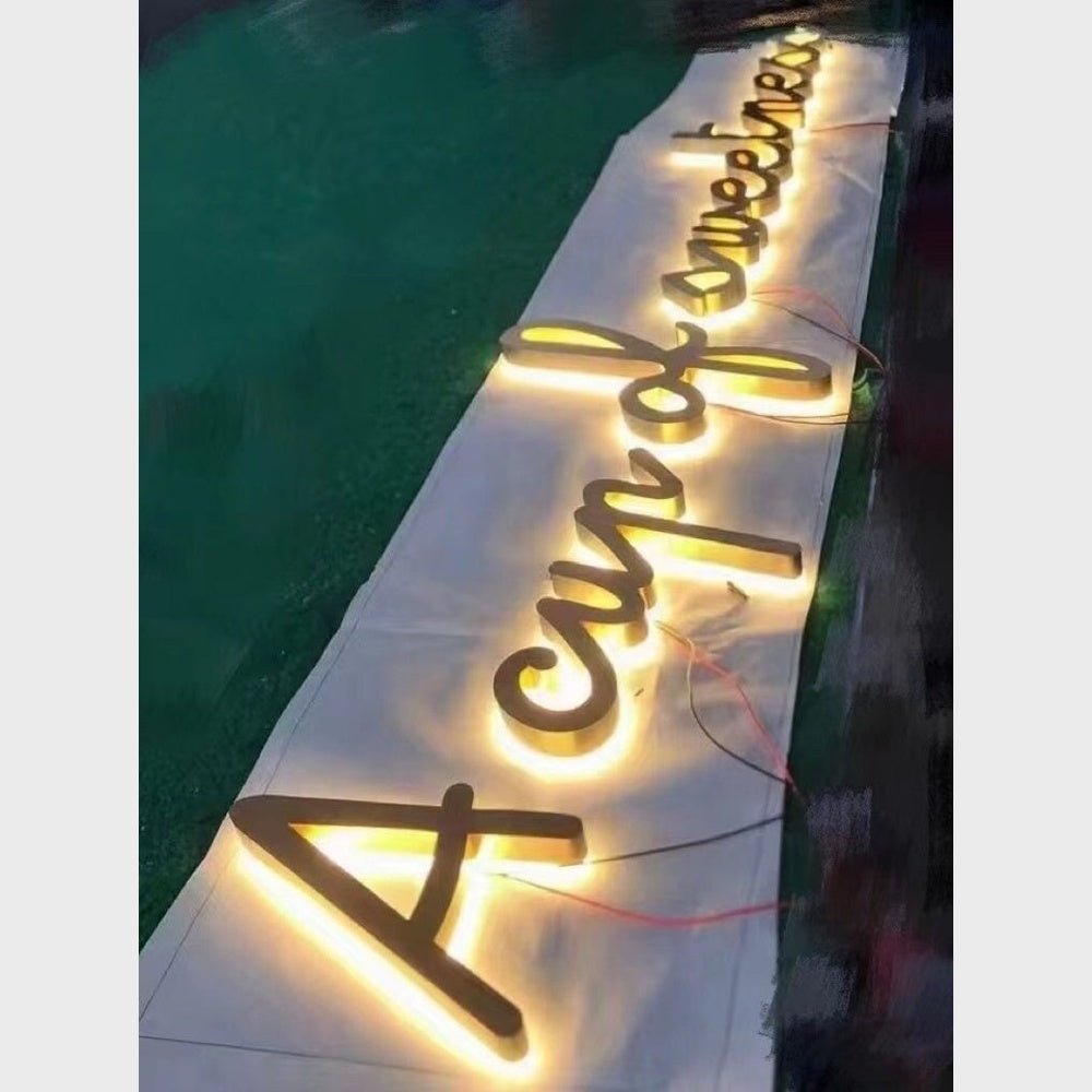 A Cup Of Sweetness 3D Backlit Channel Letters Led Light Sign - Shineneon