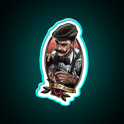 A Cut Above Barber Shop Haircut Led Neon Sign