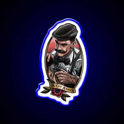 A Cut Above Barber Shop Haircut Led Neon Sign