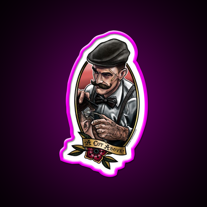 A Cut Above Barber Shop Haircut Led Neon Sign