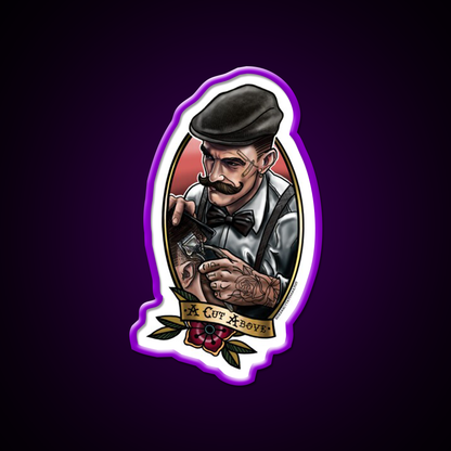 A Cut Above Barber Shop Haircut Led Neon Sign