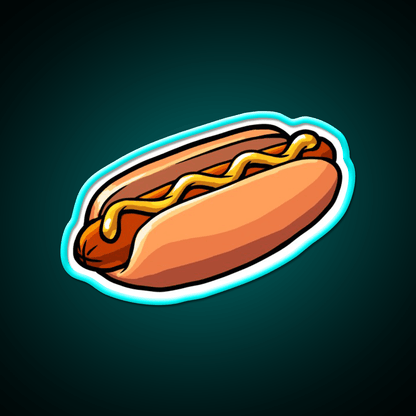A Delicious Hot Dog Fast Food Led Neon Sign For Burger Place Rgb Color - Shineneon
