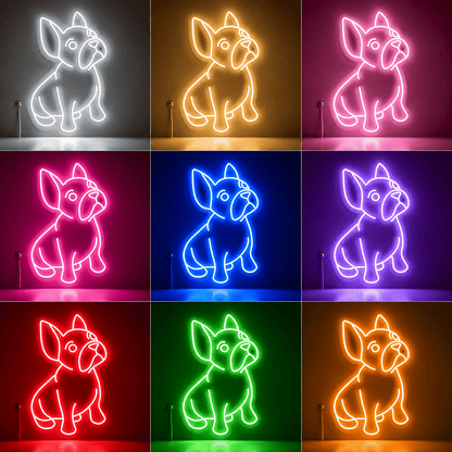 A Dog Laying On The LED Neon Sign - Shineneon