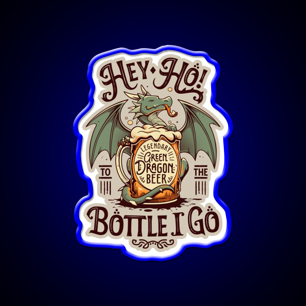 A Dragons Pint Cute Beer Drinker Beer Bar Decor Led Neon Sign Rgb Color - LED neon sign view 5