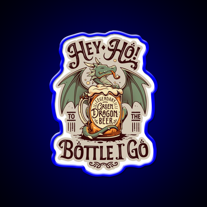 A Dragons Pint Cute Beer Drinker Beer Bar Decor Led Neon Sign Rgb Color - LED neon sign view 5