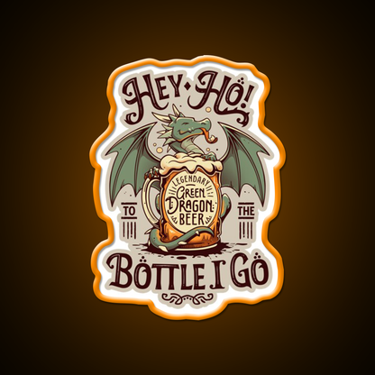 A Dragons Pint Cute Beer Drinker Beer Bar Decor Led Neon Sign Rgb Color - LED neon sign view 6