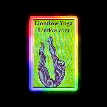 A Drop In The Sea Yoga Led Neon Sign For Wellness Space Rgb Color