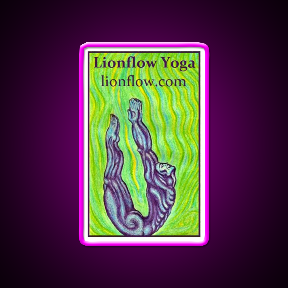 A Drop In The Sea Yoga Led Neon Sign For Wellness Space Rgb Color