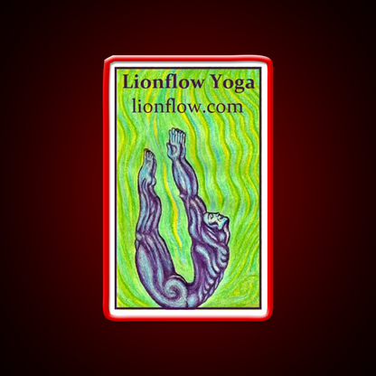 A Drop In The Sea Yoga Led Neon Sign For Wellness Space Rgb Color