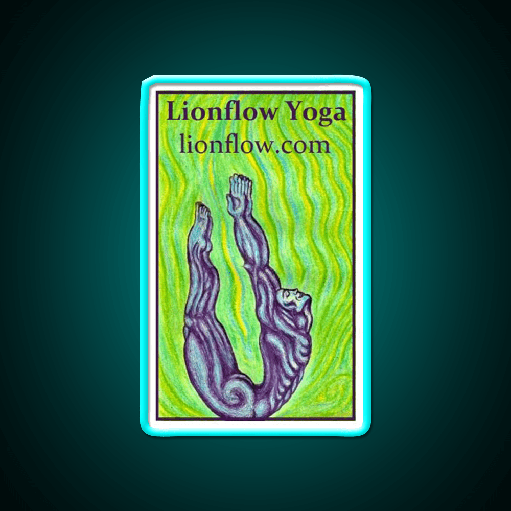 A Drop In The Sea Yoga Led Neon Sign For Wellness Space Rgb Color - Shineneon