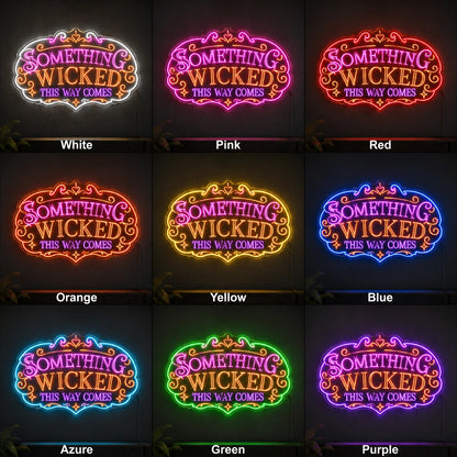 A Hanging From LED Neon Sign - 05 Color Grid