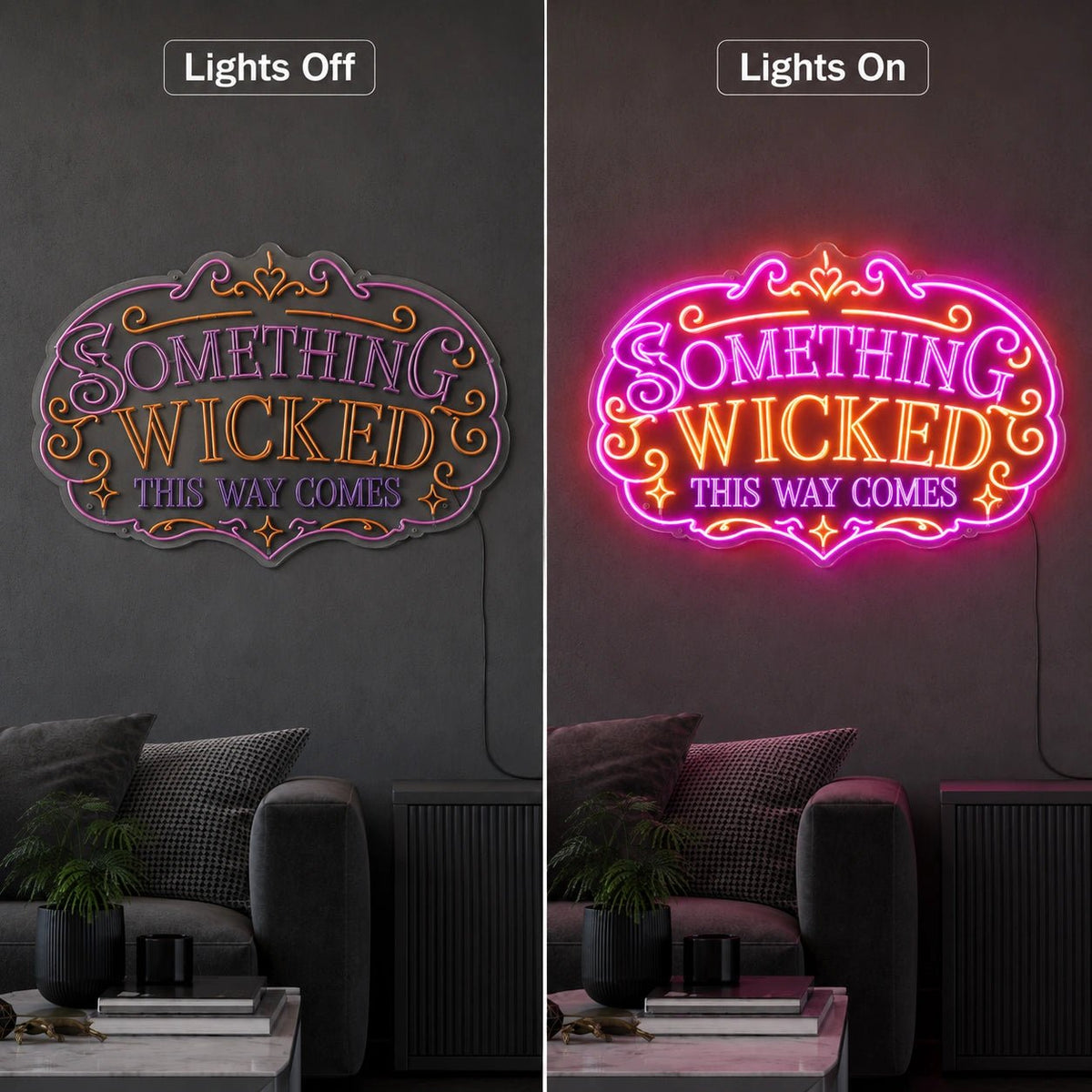A Hanging From LED Neon Sign - Shineneon