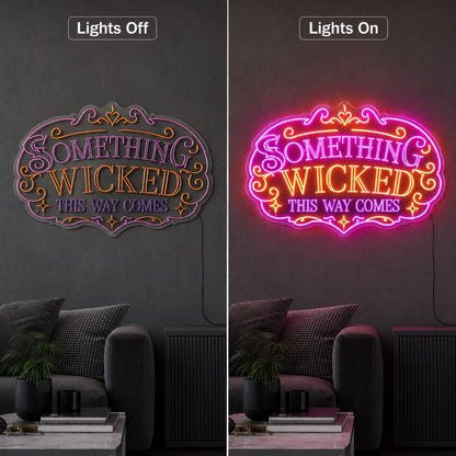 A Hanging From LED Neon Sign - Shineneon