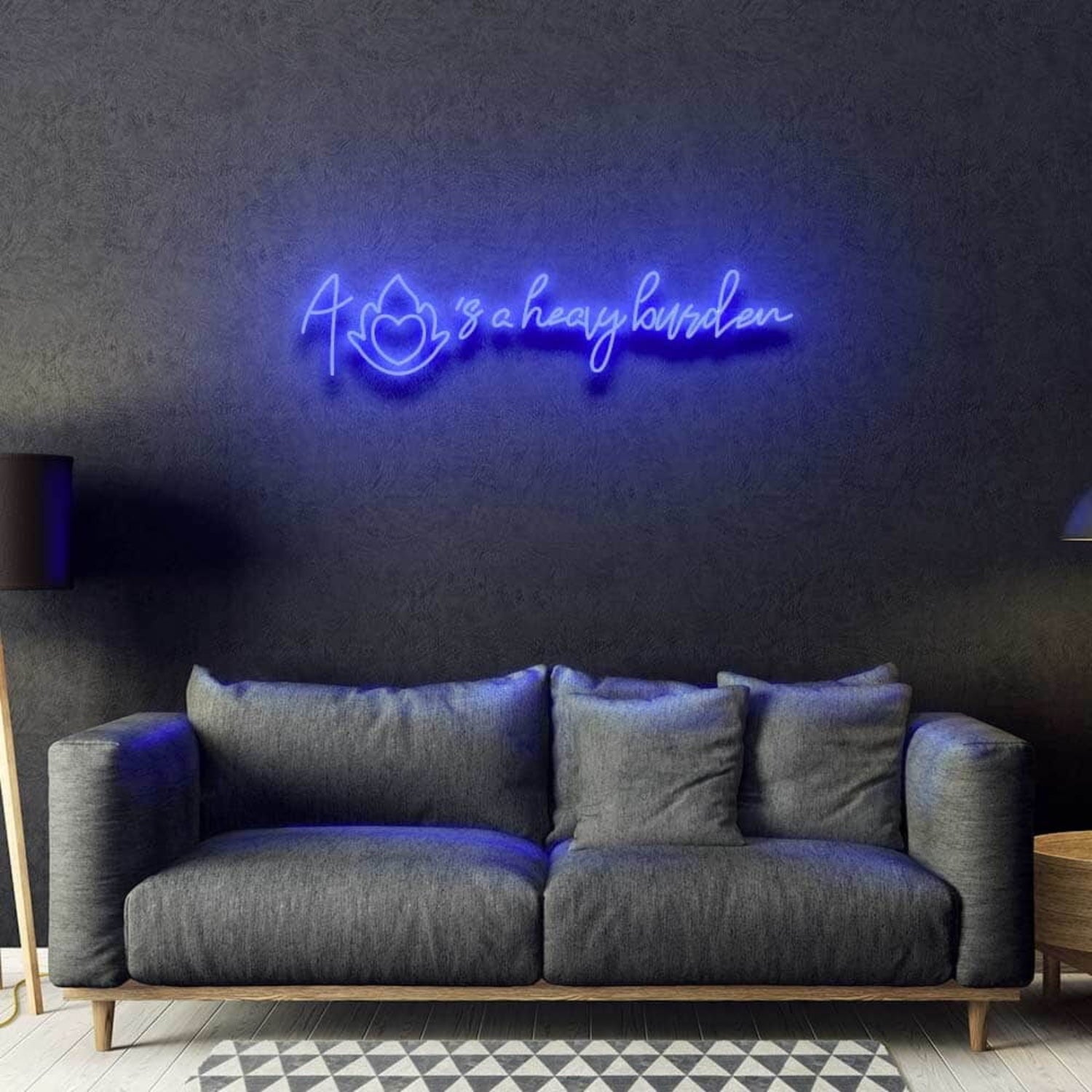 A Hearts A Heavy Burden Neon Sign | Shineneon