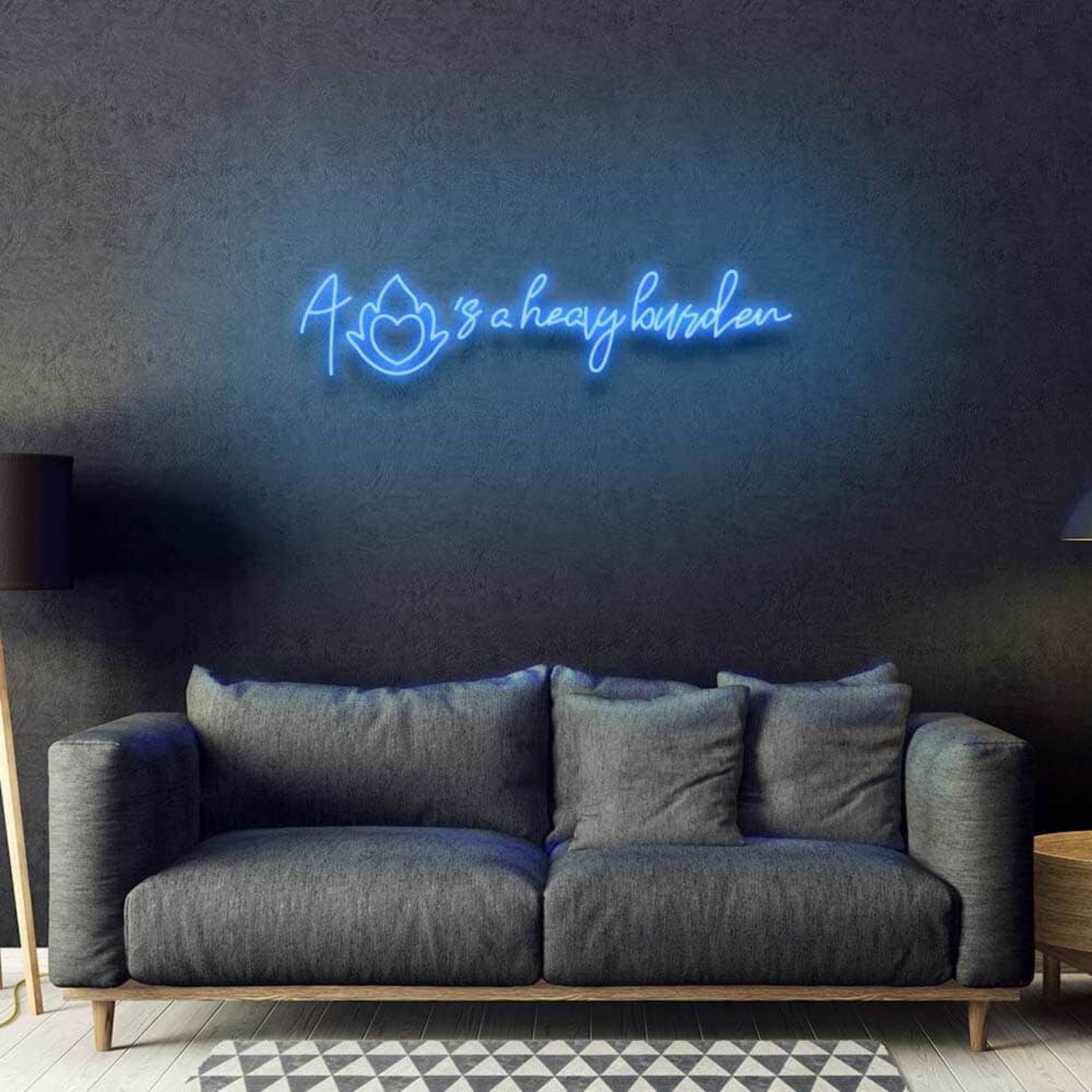 A Hearts A Heavy Burden Neon Sign | Shineneon