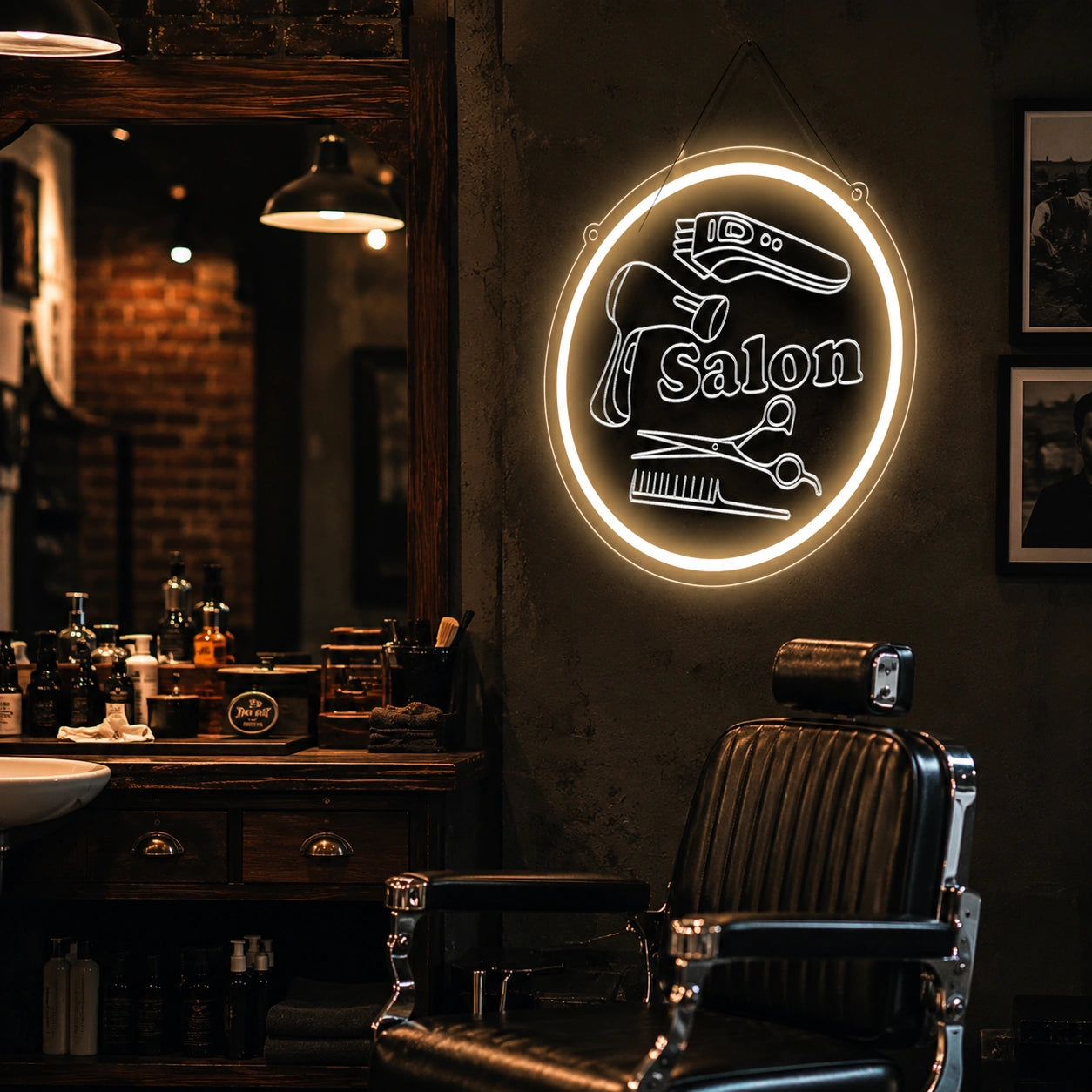 A In Front LED Neon Sign - 03 Real Lifestyle Scene