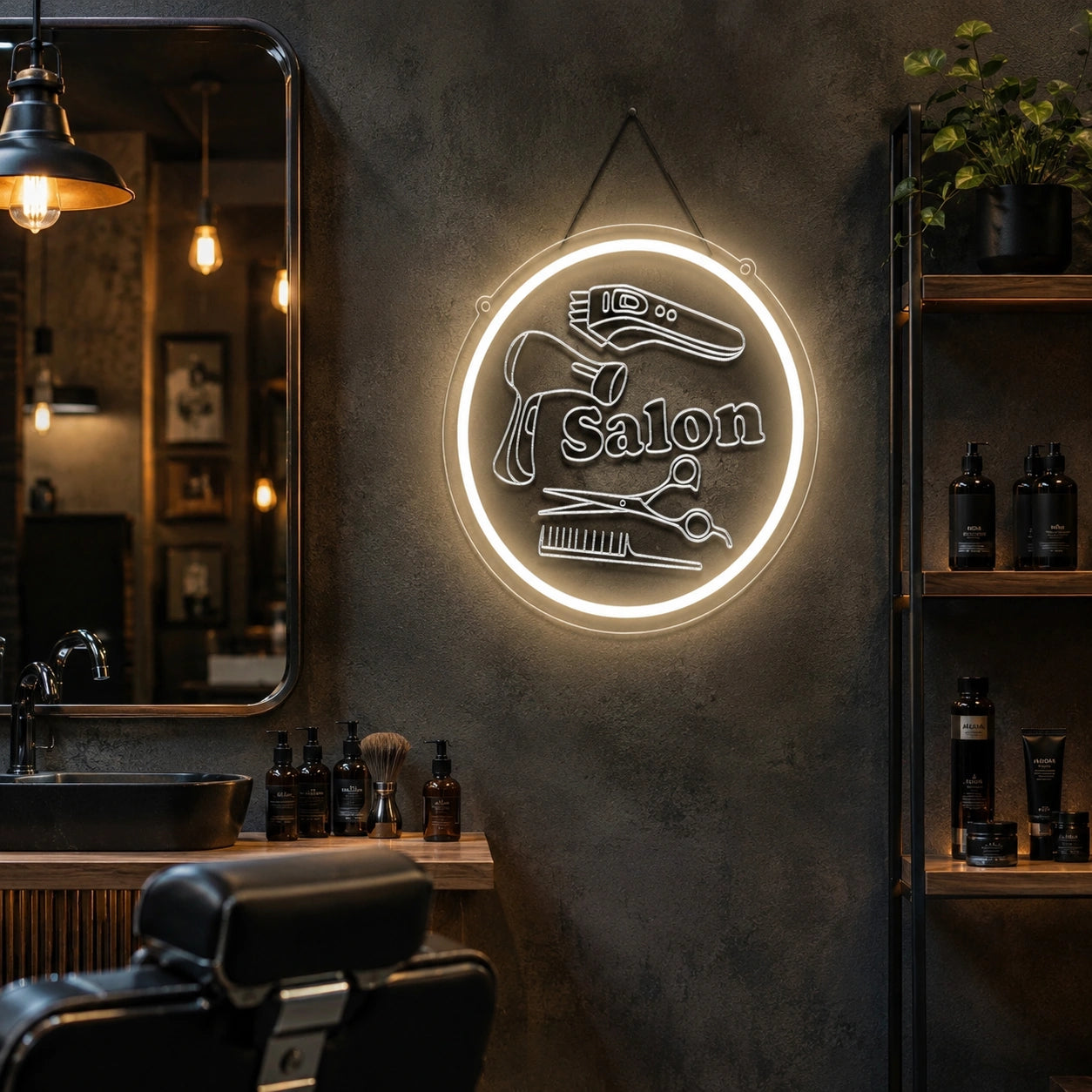 A In Front LED Neon Sign - 04 Size Image