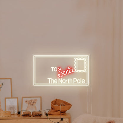 A Letter To Santa Playroom Led Neon Sign Wall Art | Shineneon