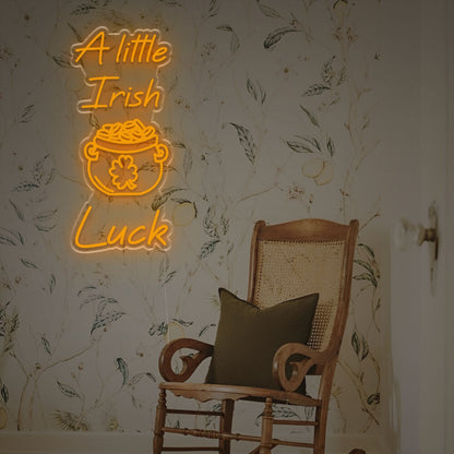 A Little Irish Luck Led Neon Sign | Shineneon