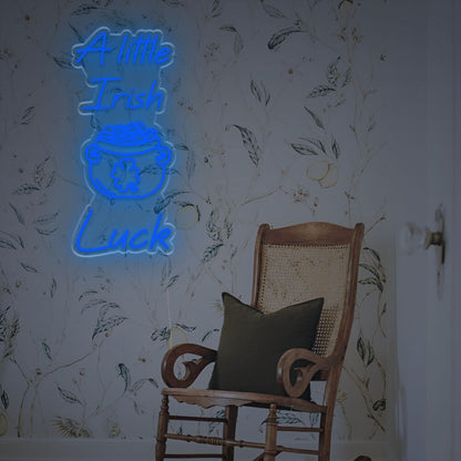 A Little Irish Luck Led Neon Sign | Shineneon