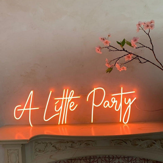 A Little Party Led Sign Business Neon Sign