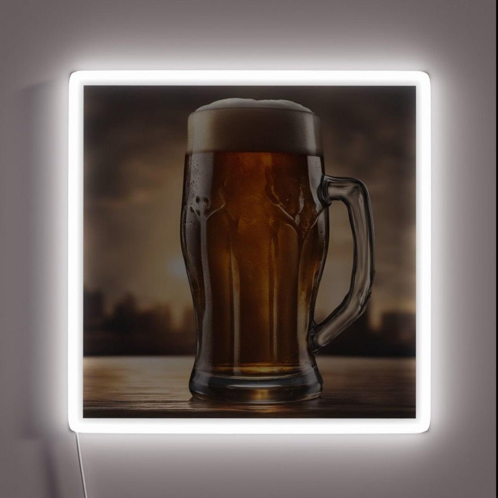 A Nice Cold Pint Of Beer Rgb Led Neon Sign - Shineneon