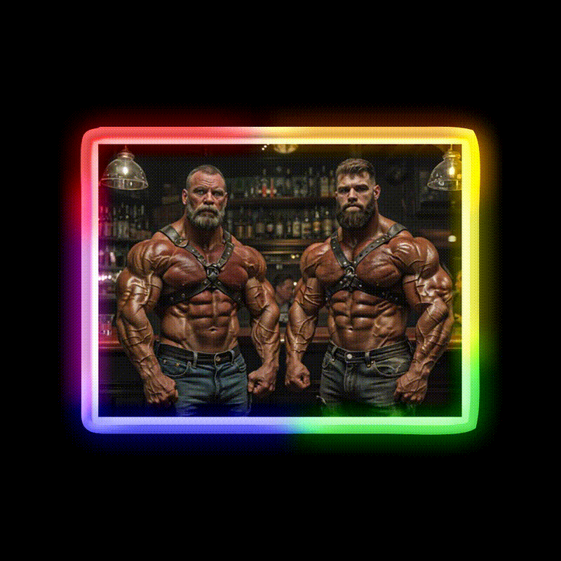 A Night At The Eagle Gym Fitness Led Neon Sign Rgb Color