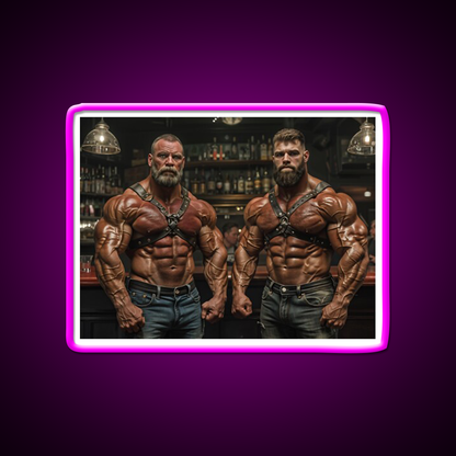 A Night At The Eagle Gym Fitness Led Neon Sign Rgb Color